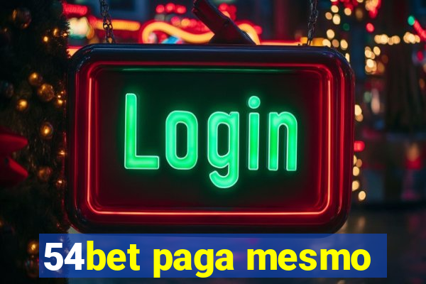 54bet paga mesmo